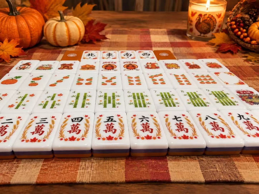 Thanksgiving-themed American Mahjong