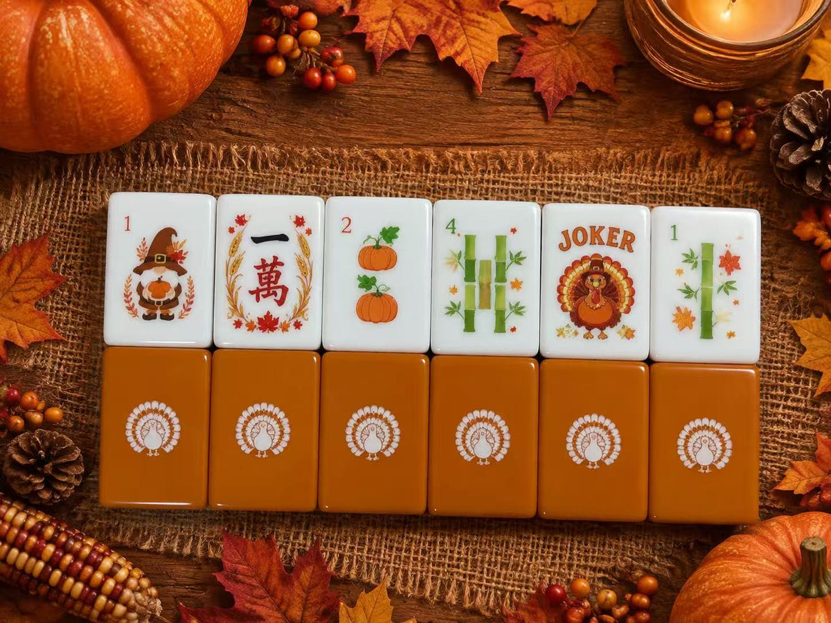 Thanksgiving-themed American Mahjong