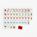 Red Christmas Cardinal & Nutcracker American Mahjong Set