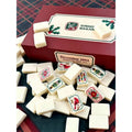 Ivory Christmas Hand-painted American Mahjong Set