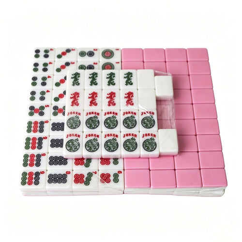 American Mahjong Set in Pink, White, Blue or Green – view 2