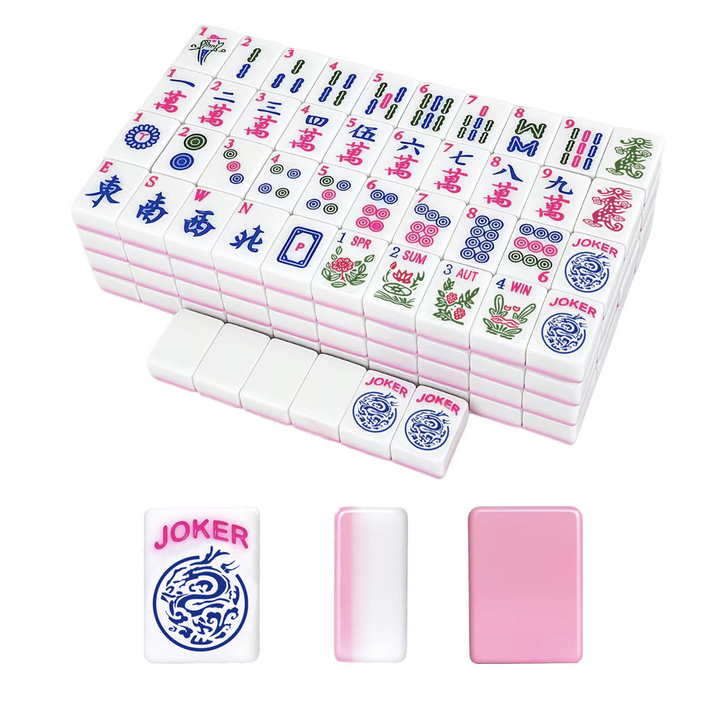 Mini 30mm Classic Pink American Mahjong Set – view 3