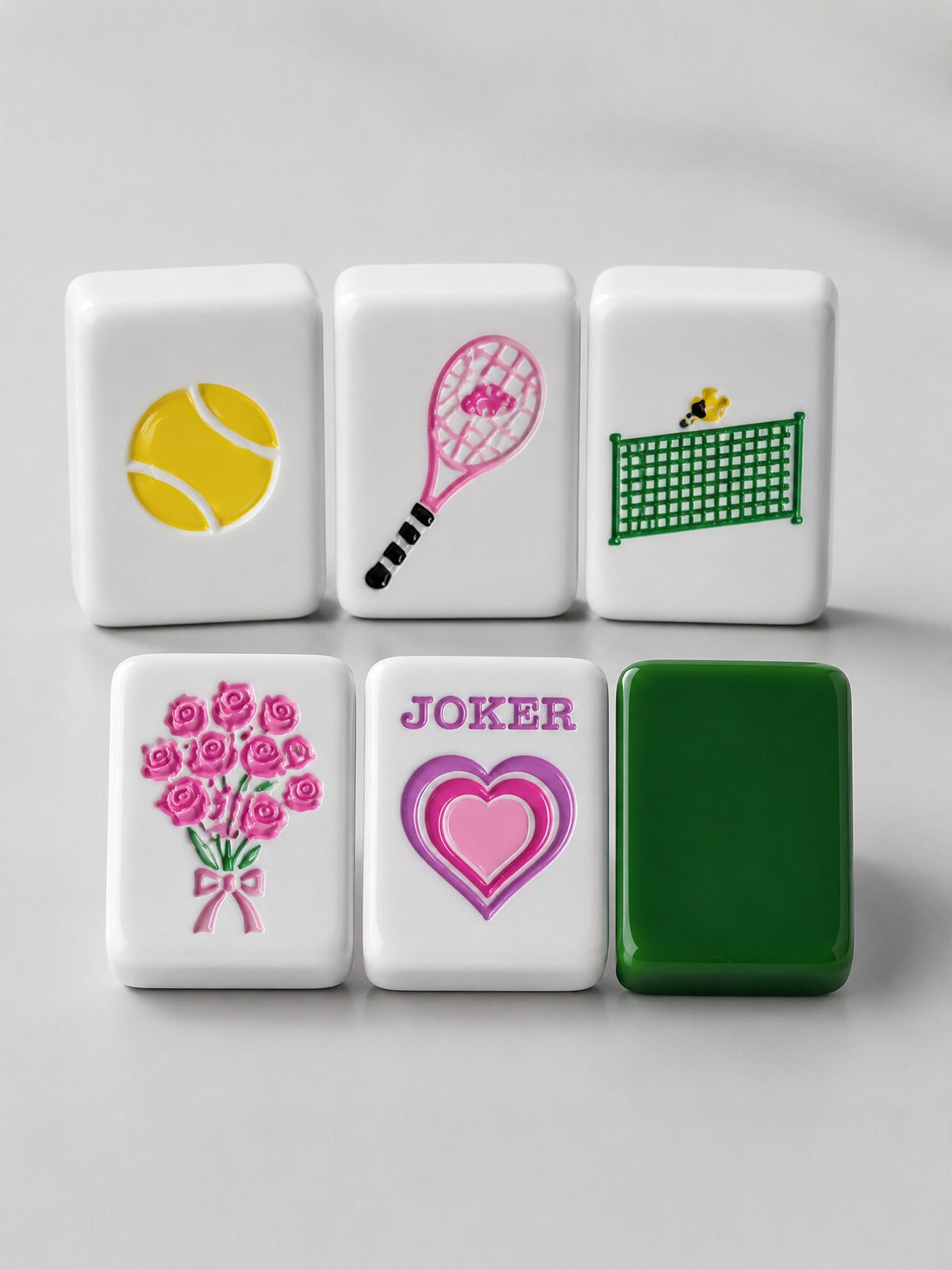 Green Tennis American Mahjong