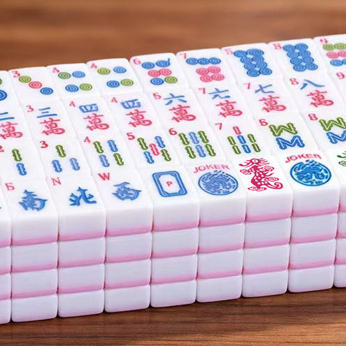 Mini 30mm Classic Pink American Mahjong Set