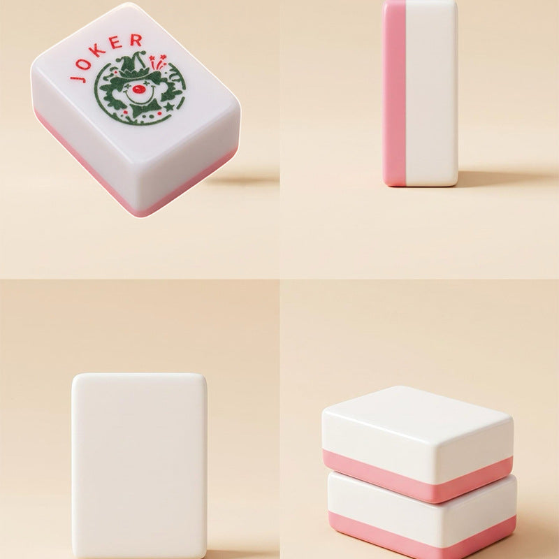 Classic Jester Joker Pink American Mahjong Set – view 3