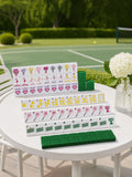 Green Tennis American Mahjong