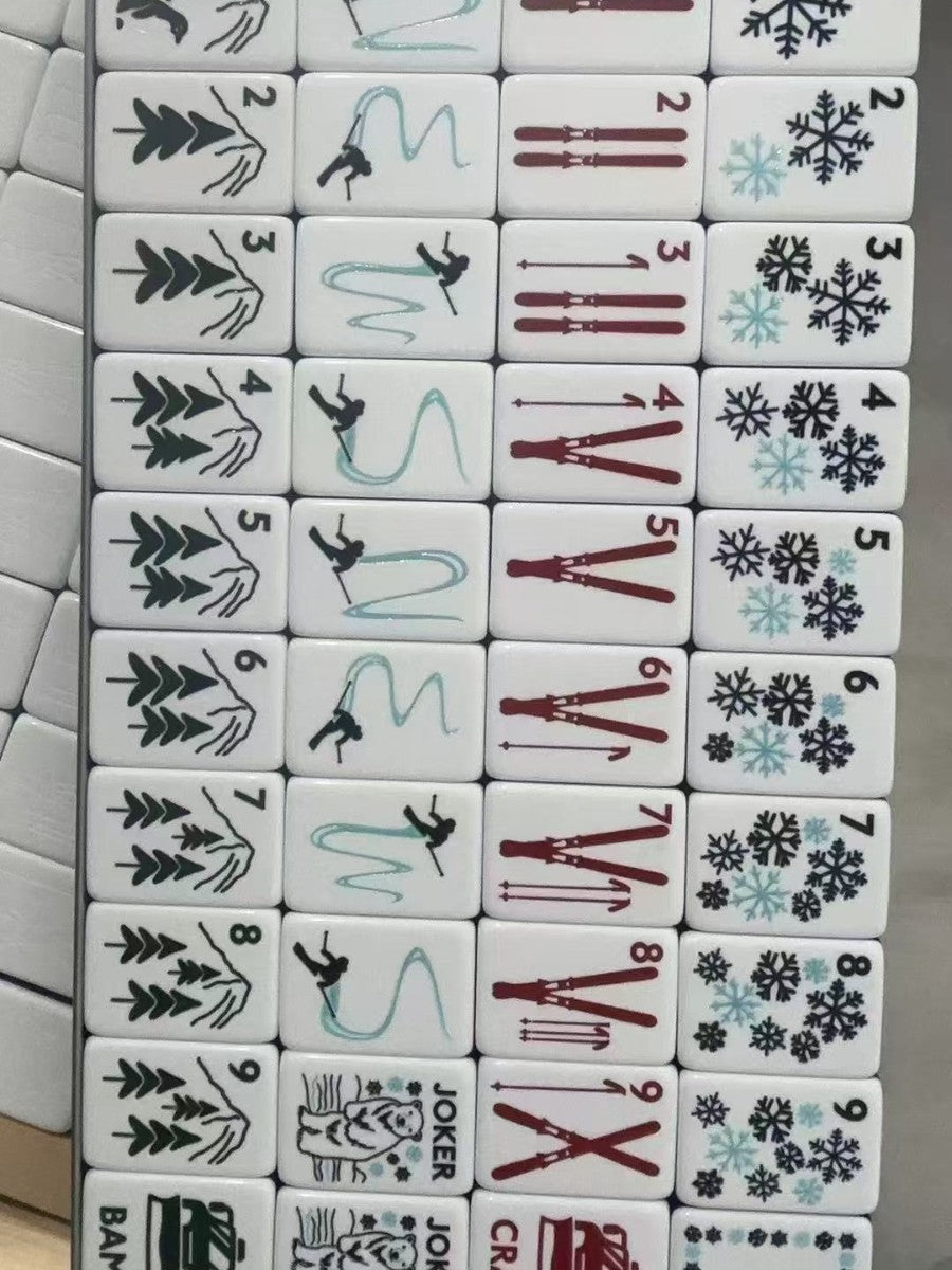 Sled Polar Bear American Mahjong