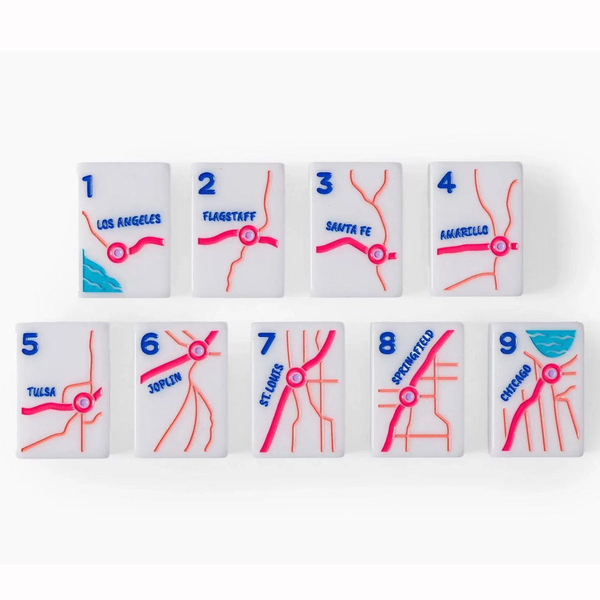 Americana Baseball & Floral American Mahjong Set – view 4