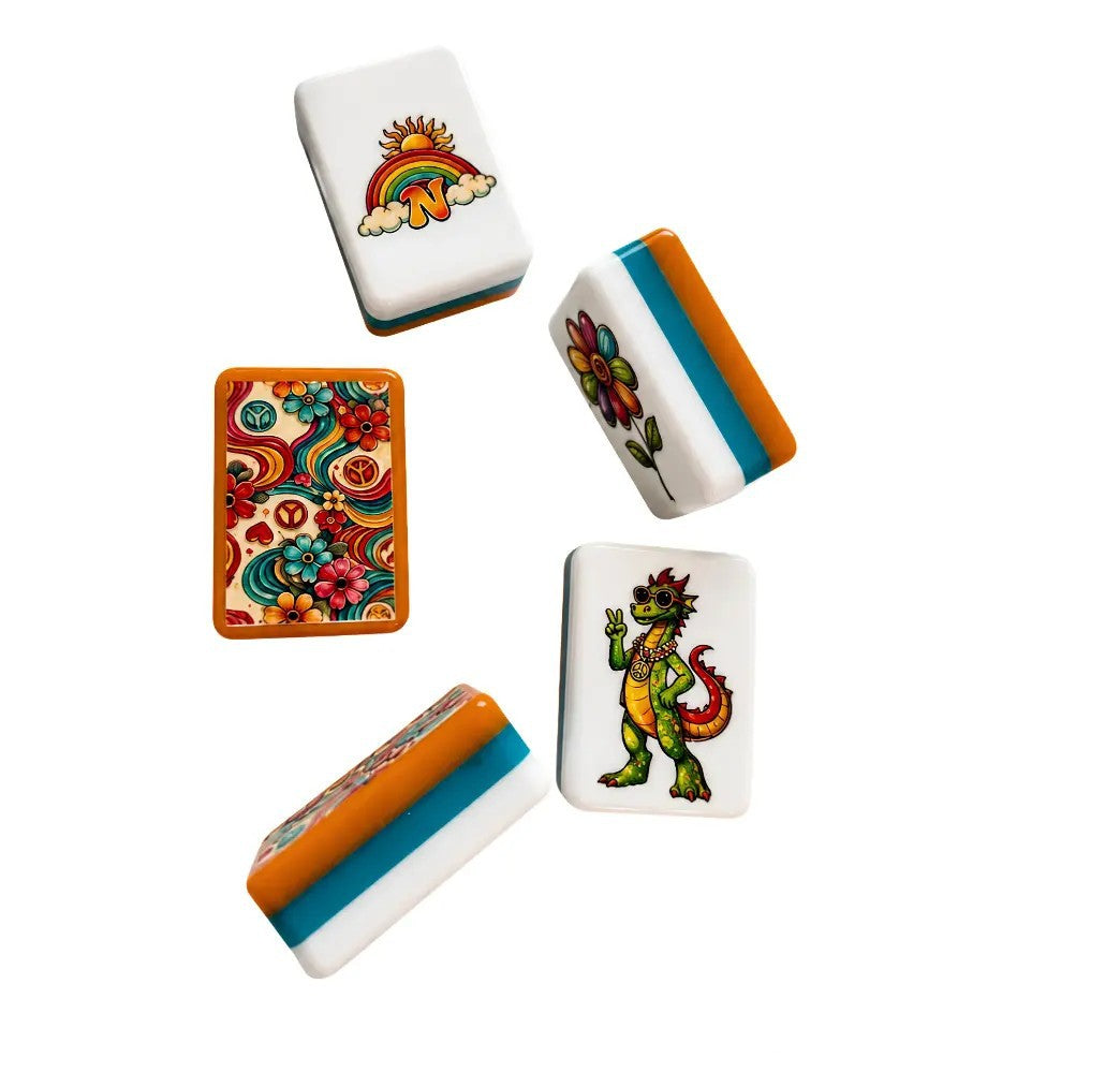 Deep Blue Grizzly American Mahjong