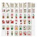 Christmas Wreath & Stocking American Mahjong Set