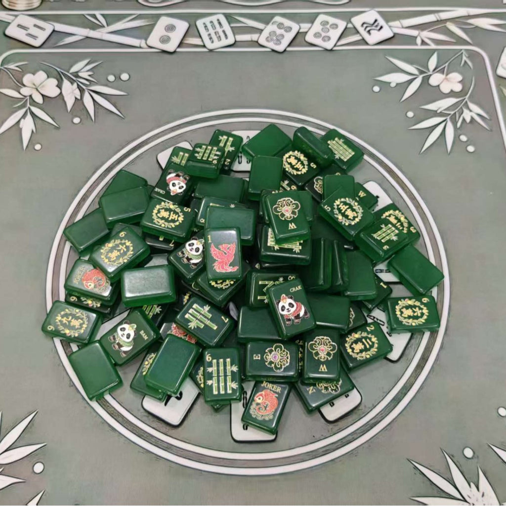 Green Panda American Mahjong