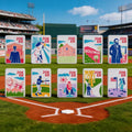 Americana Baseball & Floral American Mahjong Set