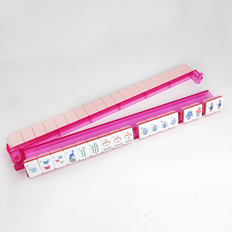 Pink Monkey & Teacup American Mahjong Set – view 3