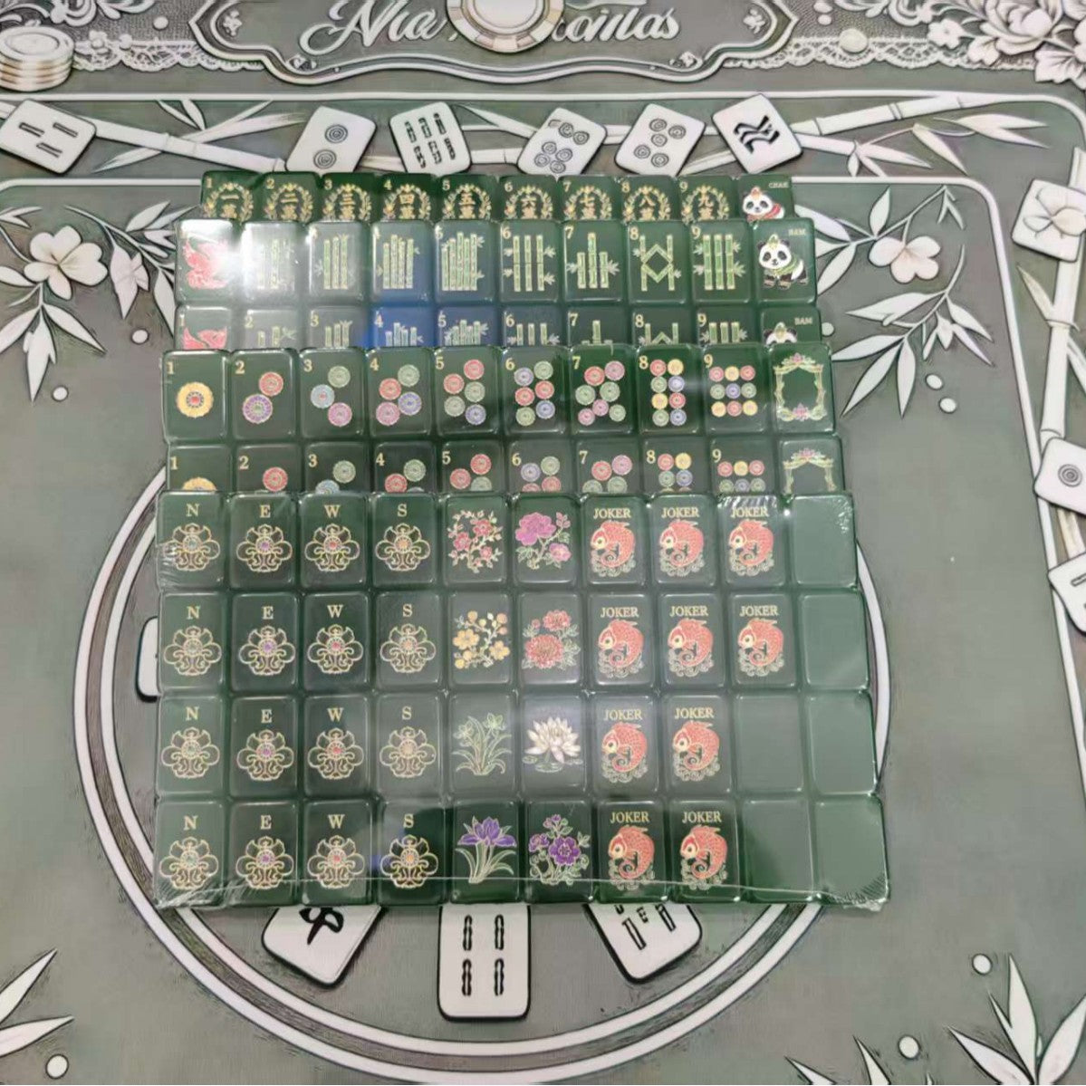 Green Panda American Mahjong