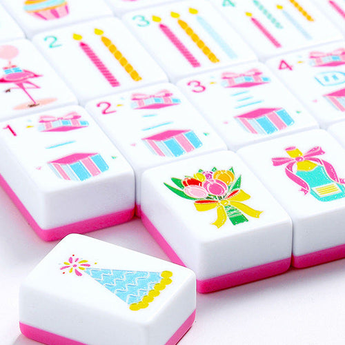 Birthday Party Cupcake American Mahjong Set – view 2