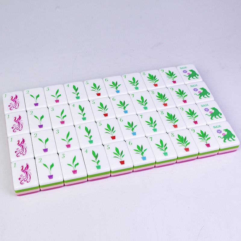 Hot Pink Lotus American Mahjong Set – view 5