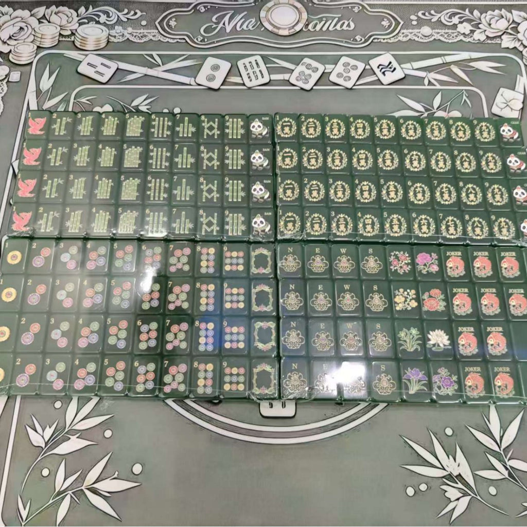 Green Panda American Mahjong