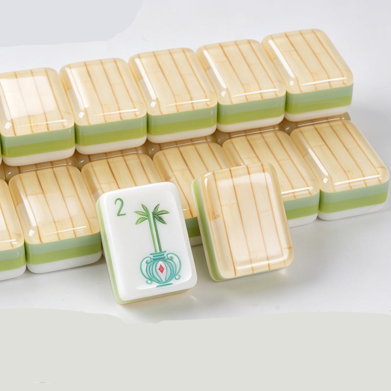 Bamboo-Grain Hummingbird American Mahjong Set – view 3