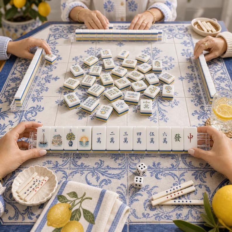 Amalfi Lemon Resort American Mahjong Set – view 4