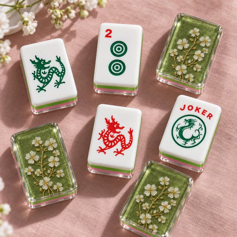 Lucky Four Leaf Clover American Mahjong Set – 160 Tiles – view 6