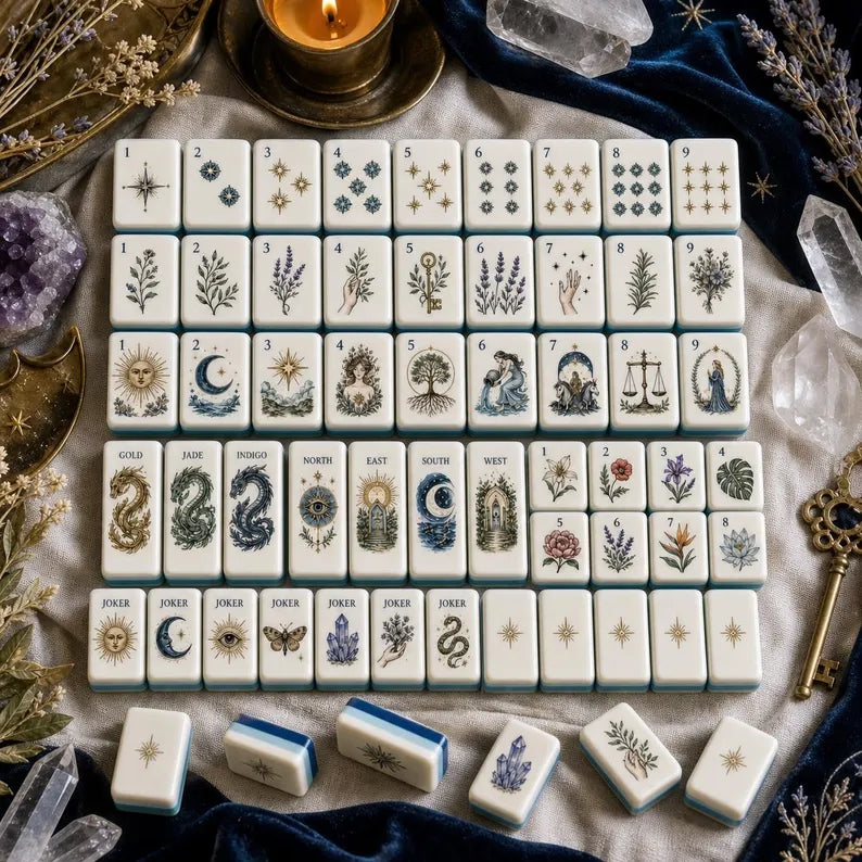 Celestial Garden Tarot American Mahjong Set – view 3