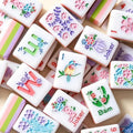 4-Layer Carved & Painted American Mahjong Set – 160 Tiles