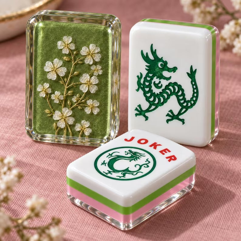 Lucky Four Leaf Clover American Mahjong Set – 160 Tiles – view 8