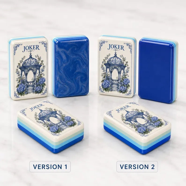 Hydrangea Acrylic American Mahjong Set – view 8