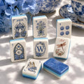 Hydrangea Acrylic American Mahjong Set