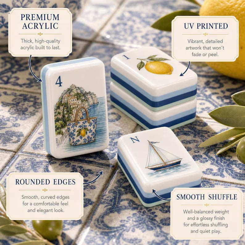 Amalfi Lemon Resort American Mahjong Set – view 7