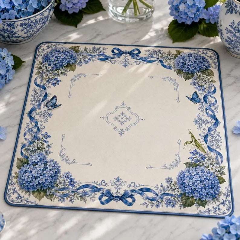 Hydrangea Acrylic American Mahjong Set – view 3