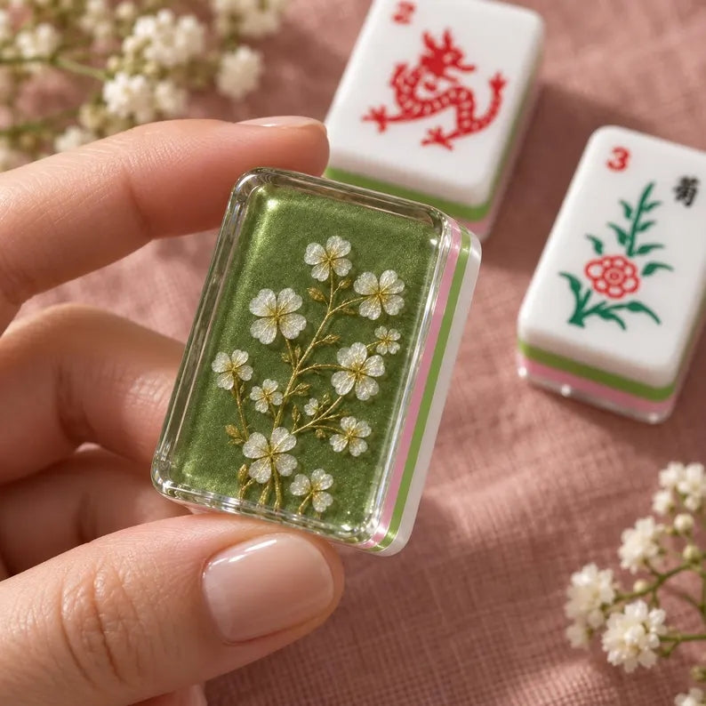 Lucky Four Leaf Clover American Mahjong Set – 160 Tiles