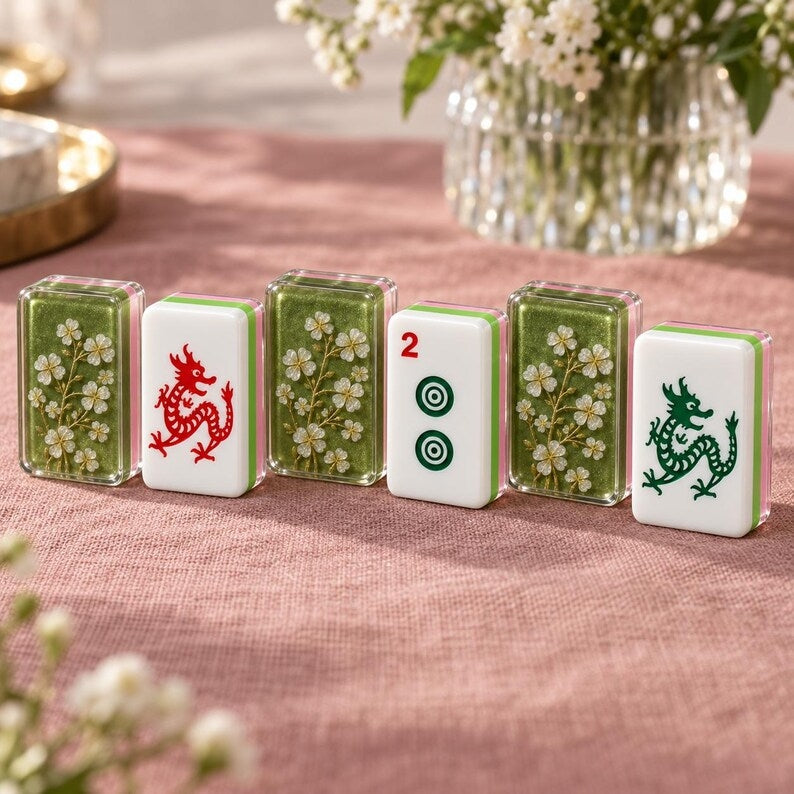 Lucky Four Leaf Clover American Mahjong Set – 160 Tiles – view 5