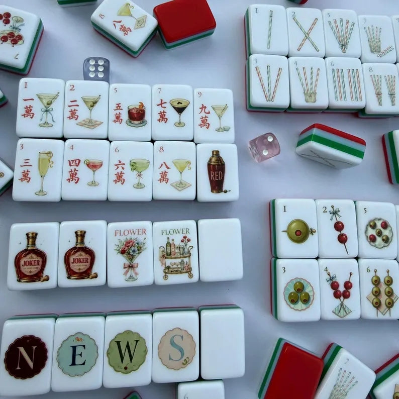 Tiles And Martinis American Mahjong Tile Set