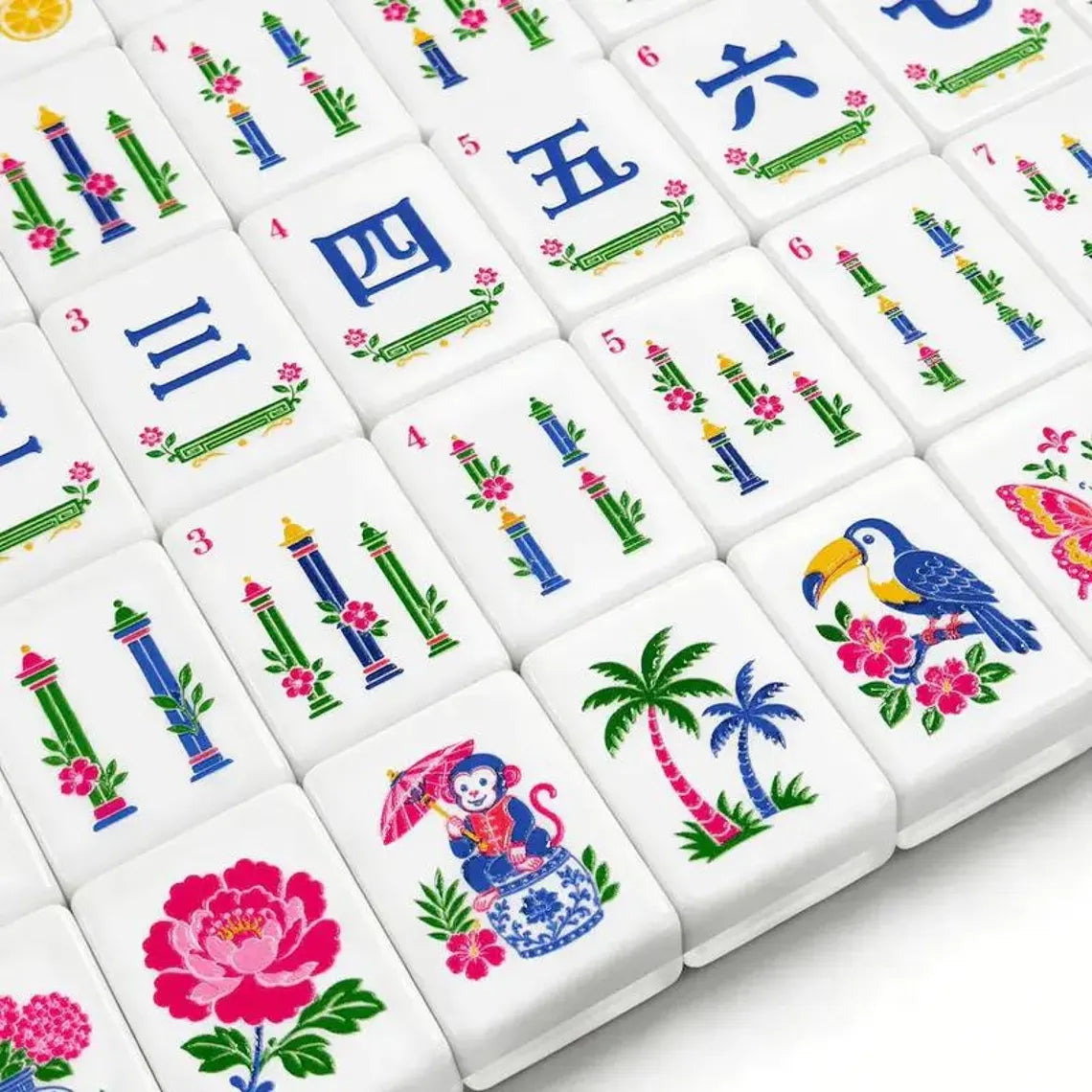 Blue & White American Mahjong Set – 160 Tiles – view 6