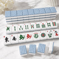 Navy Gingham American Mahjong Set – 166 Tiles