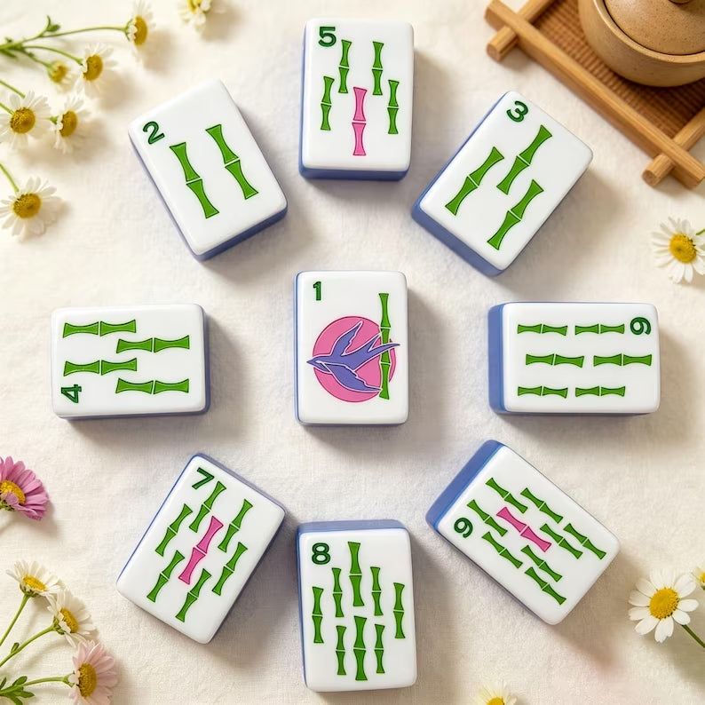 Light Blue Acrylic American Mahjong Set – view 6