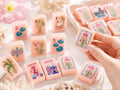 Pink Floral American Mahjong Set