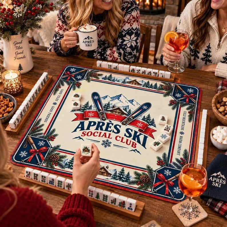 Après Ski American Mahjong Tiles – view 4