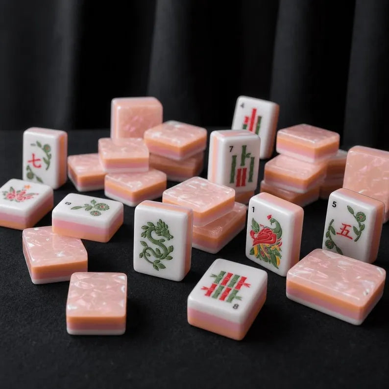 Orange Pearlescent American Mahjong Set – view 4
