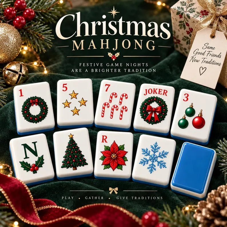 Christmas American Mahjong Set – view 5