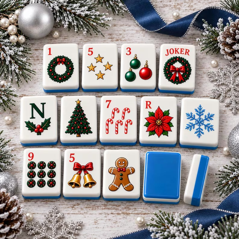 Christmas American Mahjong Set