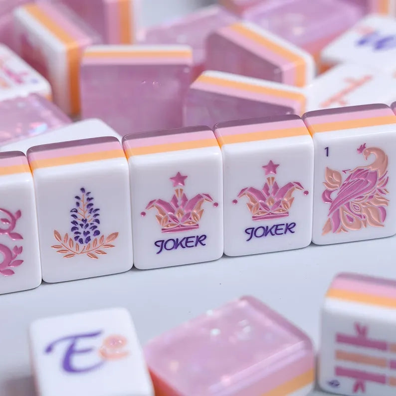 Purple Opal American Mahjong Tiles