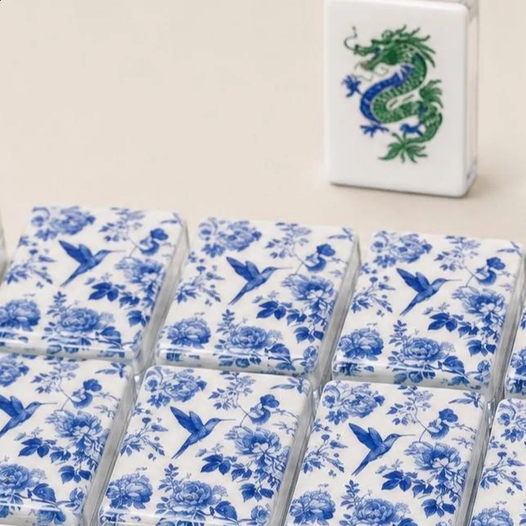 Blue & White American Mahjong Set – 160 Tiles – view 4