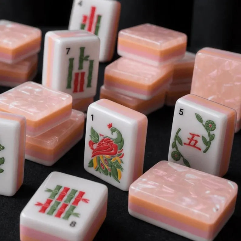 Orange Pearlescent American Mahjong Set – view 6