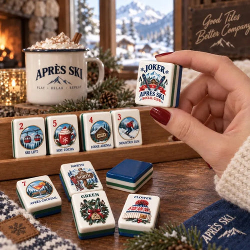Après Ski American Mahjong Tiles – view 2