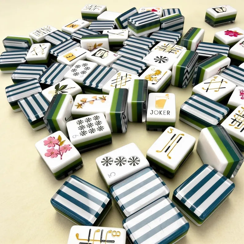 Golf Country Club American Mahjong Set, 160 Tiles
