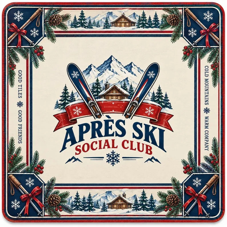 Après Ski American Mahjong Tiles – view 3