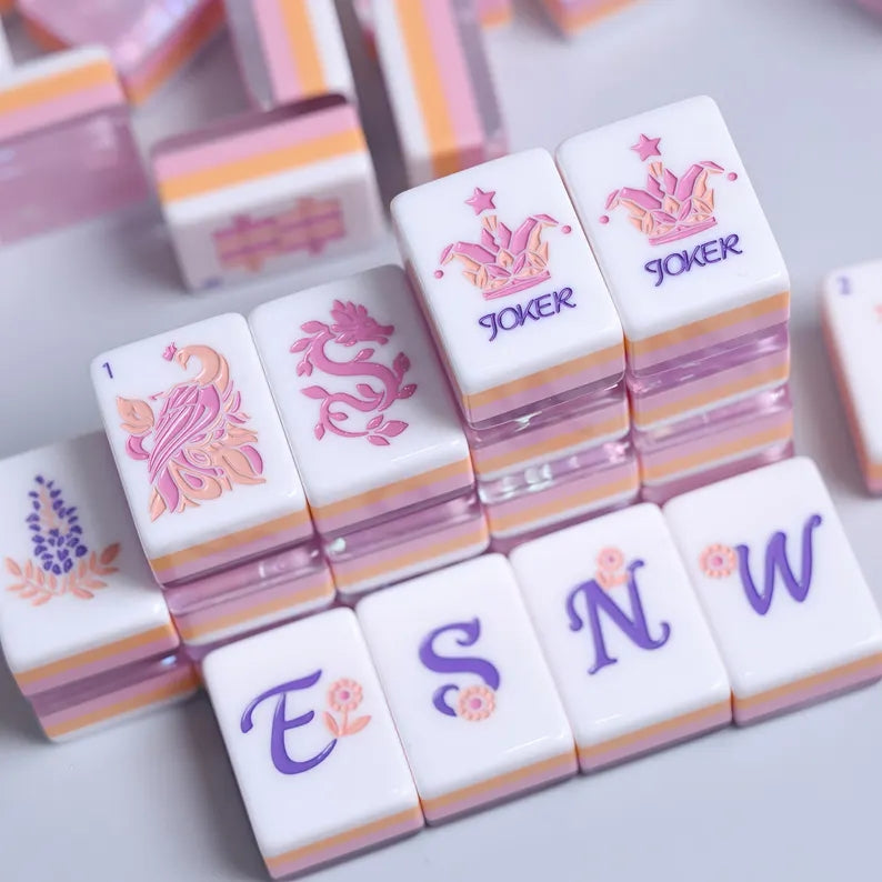 Purple Opal American Mahjong Tiles – view 2