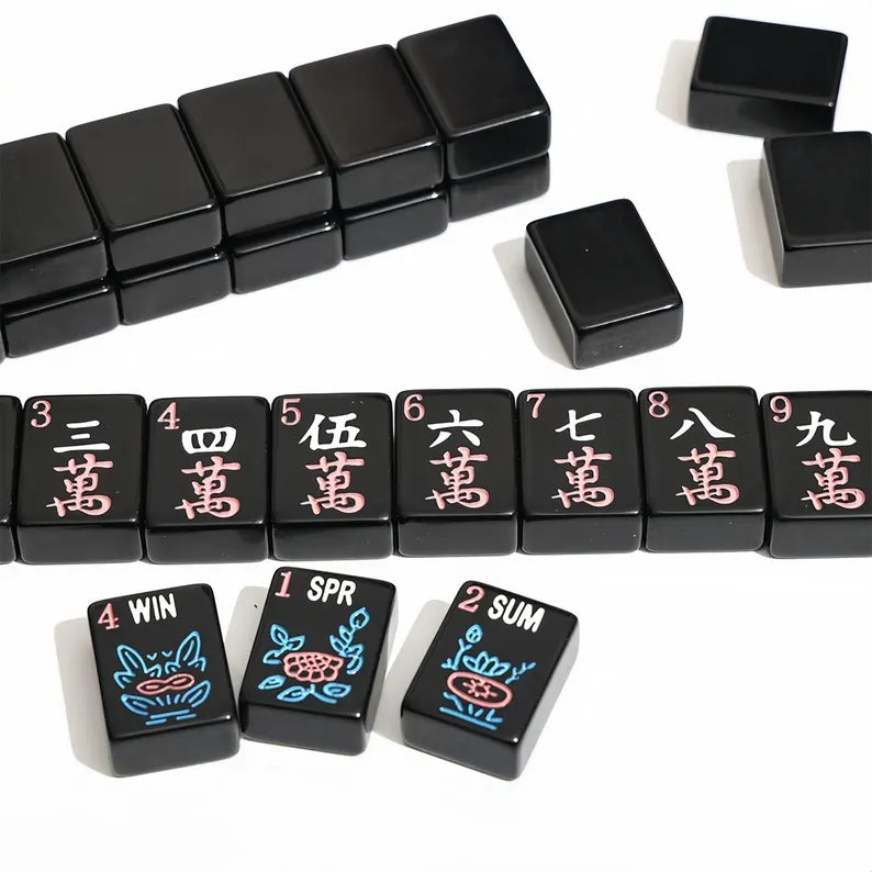 Black American Mahjong Set